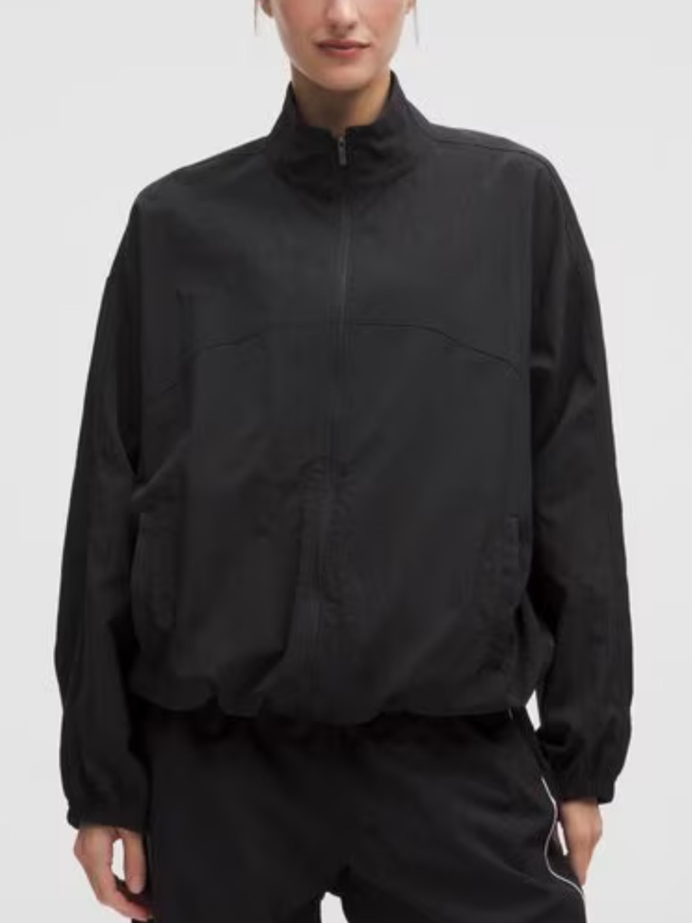 LULULEMON License To Train Woven Oversized Jacket Black Size XL NEW